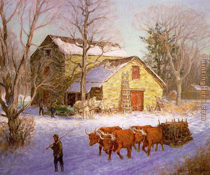 Clime The Stone Mill Ice House painting - Unknown Artist Clime The Stone Mill Ice House art painting